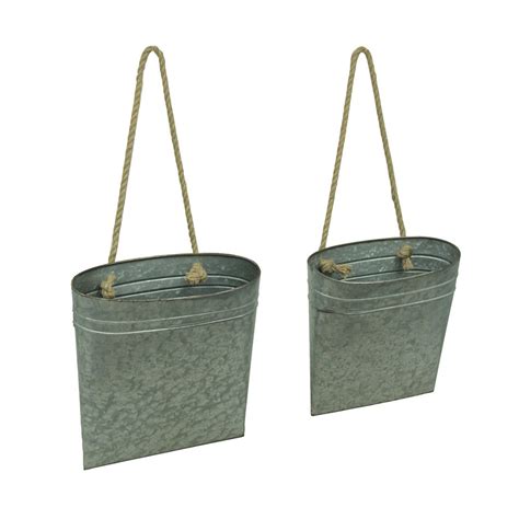 galvanized metal box basket|galvanized metal hanging basket.